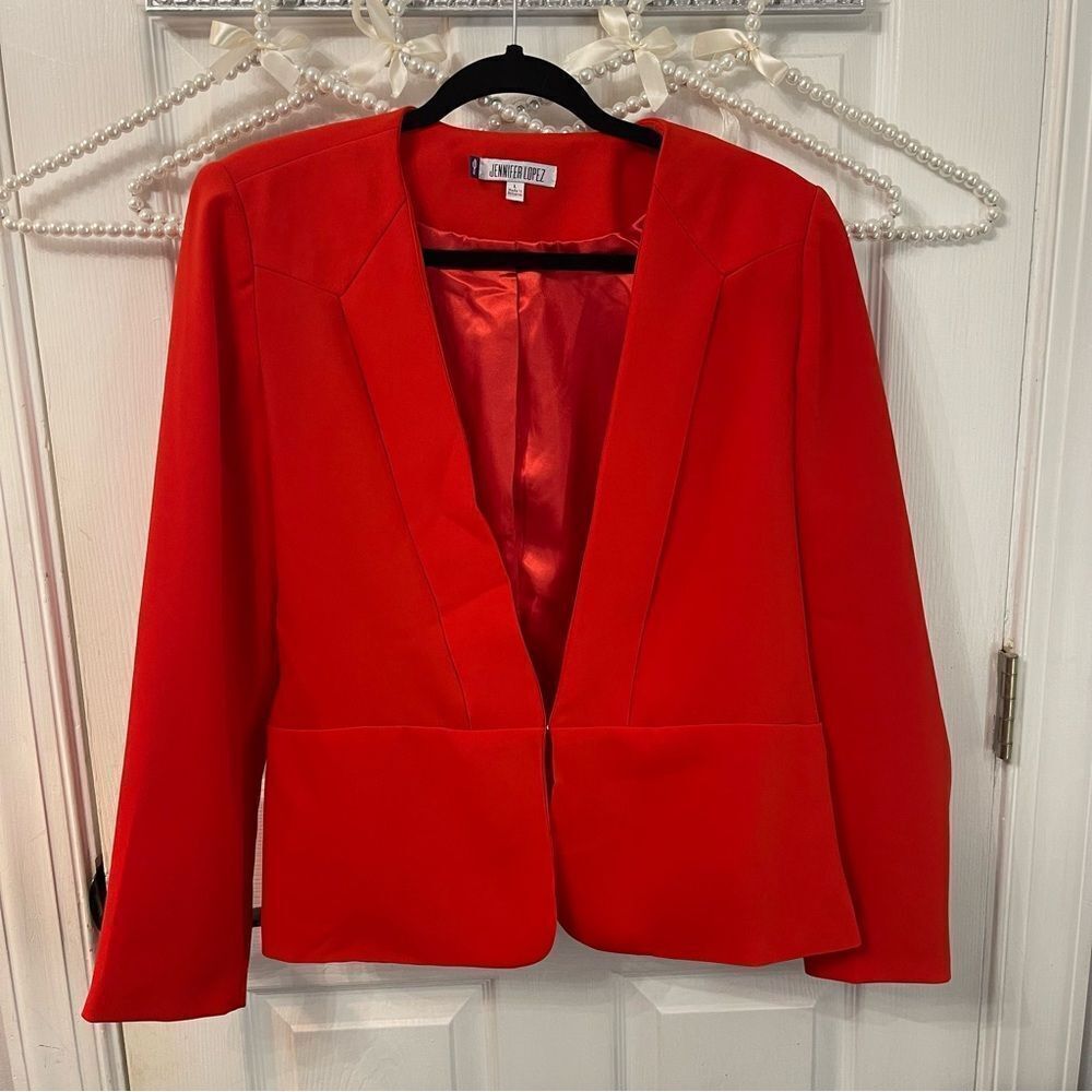 Jennifer Lopez Red/Orange Women's Blazer